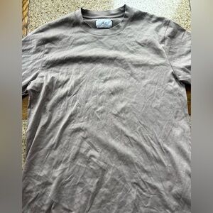 Men's Crew Neck T-Shirt in Light Brown